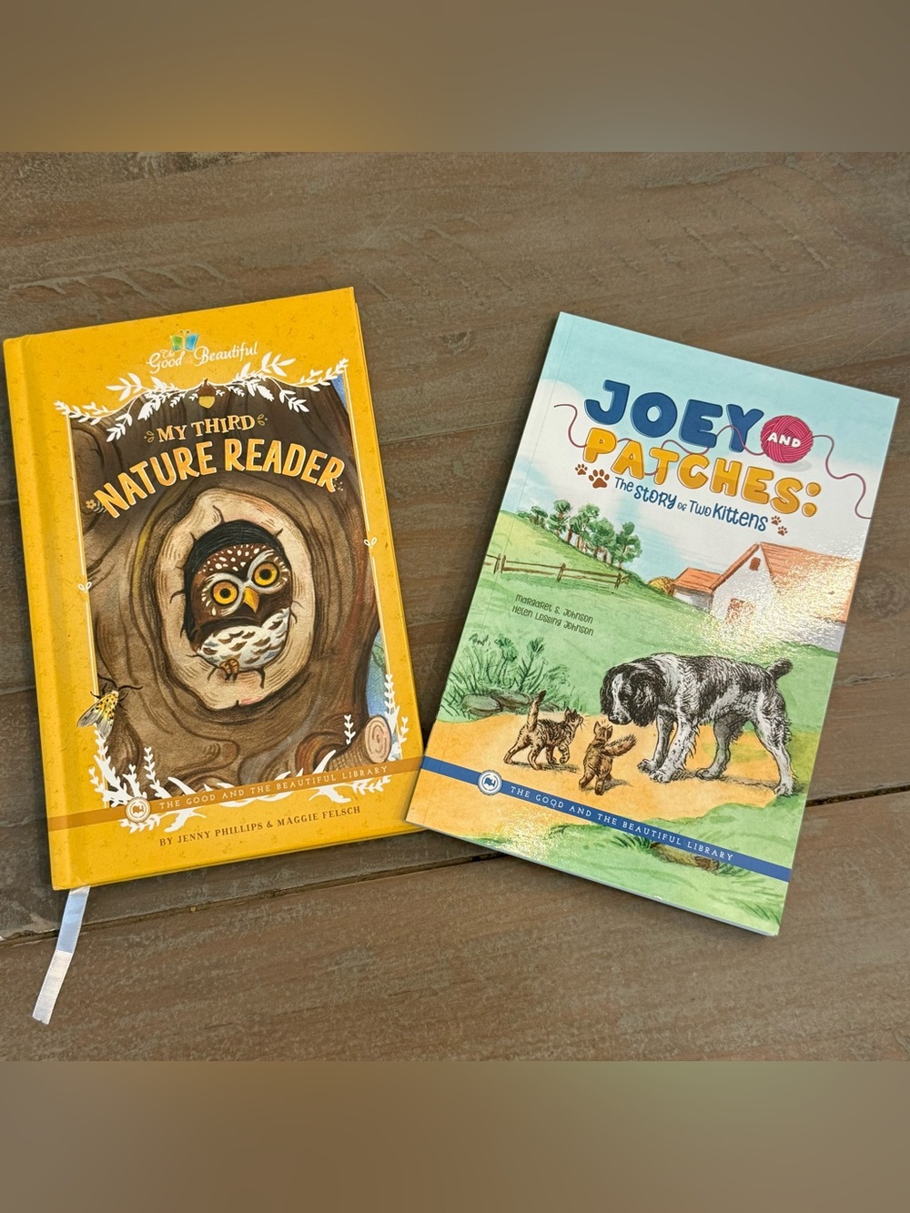 The Good & The Beautiful My Third Nature Reader Book  & Joey And Patches books